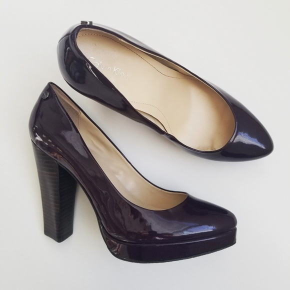 calvin klein platform pumps